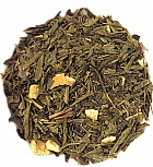 Зеленый  чай "Велнесс" Лимонный крем с Женьшенем , 250 г